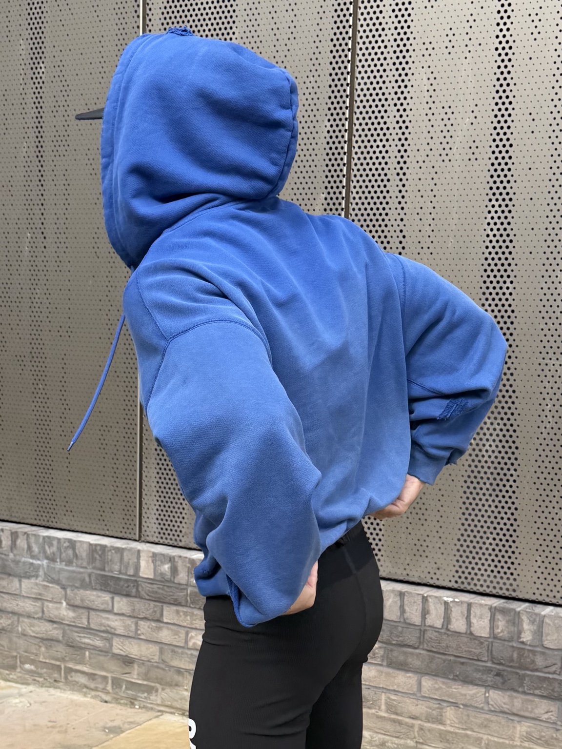 Ellis Taylor in blue hoodie